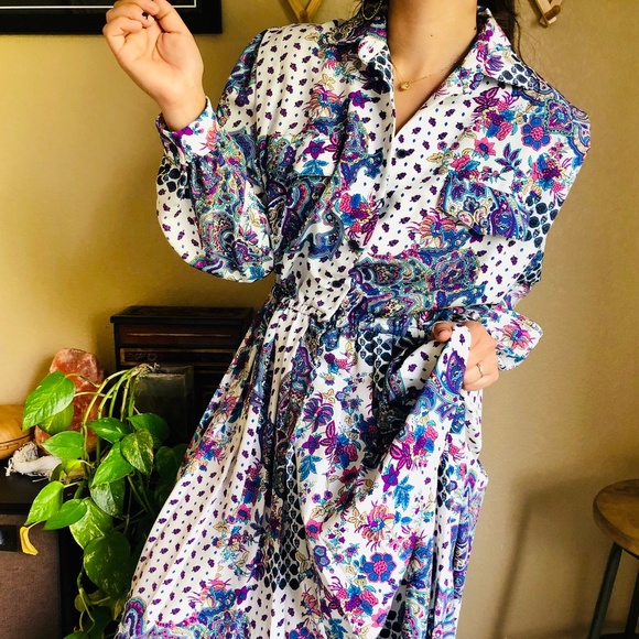 *Sold* ⌈Vintage⌋ Draper & Damons Floral Dress - Picture 2 of 8